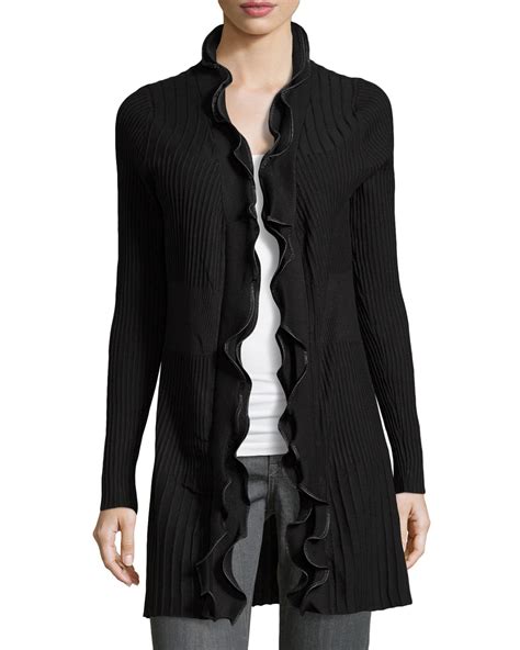 prada black cardigan neiman marcus|Black Cardigan Designer Sweaters for Women .